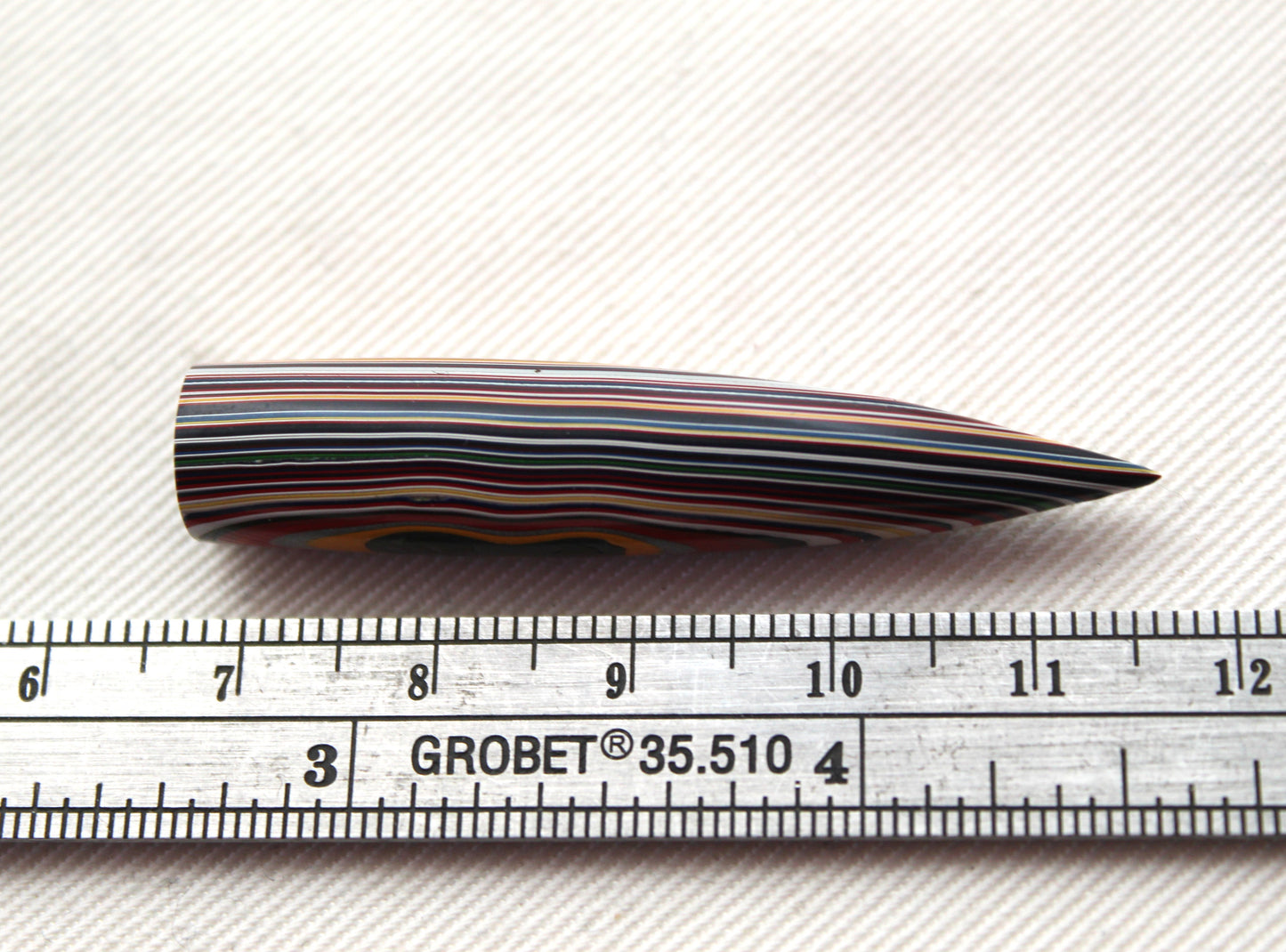 Fordite LARGE pendant shape 50MM UNDRILLED