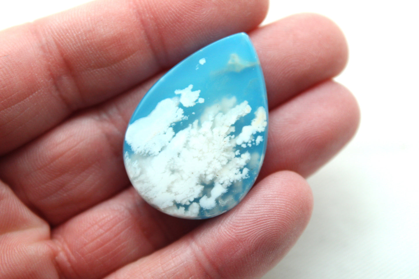 Indonesian Agate Plume DOUBLET Cabochon Gemstone