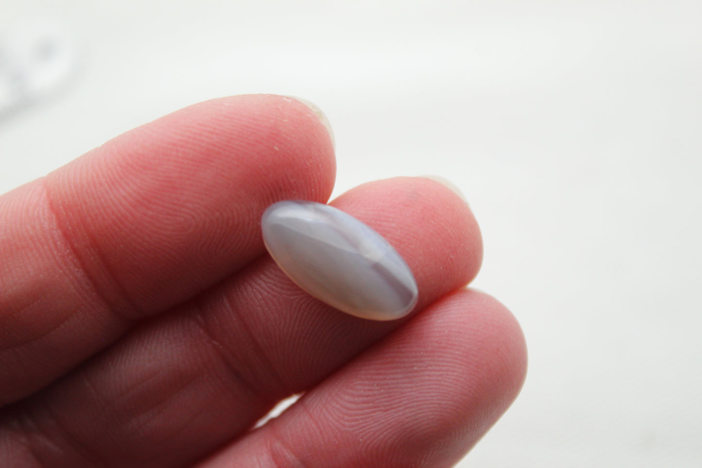 Paire d'Agates du Botswana cabochon Pierre gemme ovale 8x16MM
