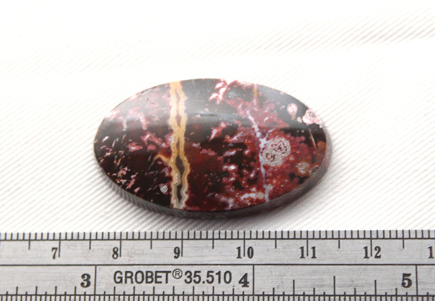 Large River Jasper Cabochon Gemstone red Oval