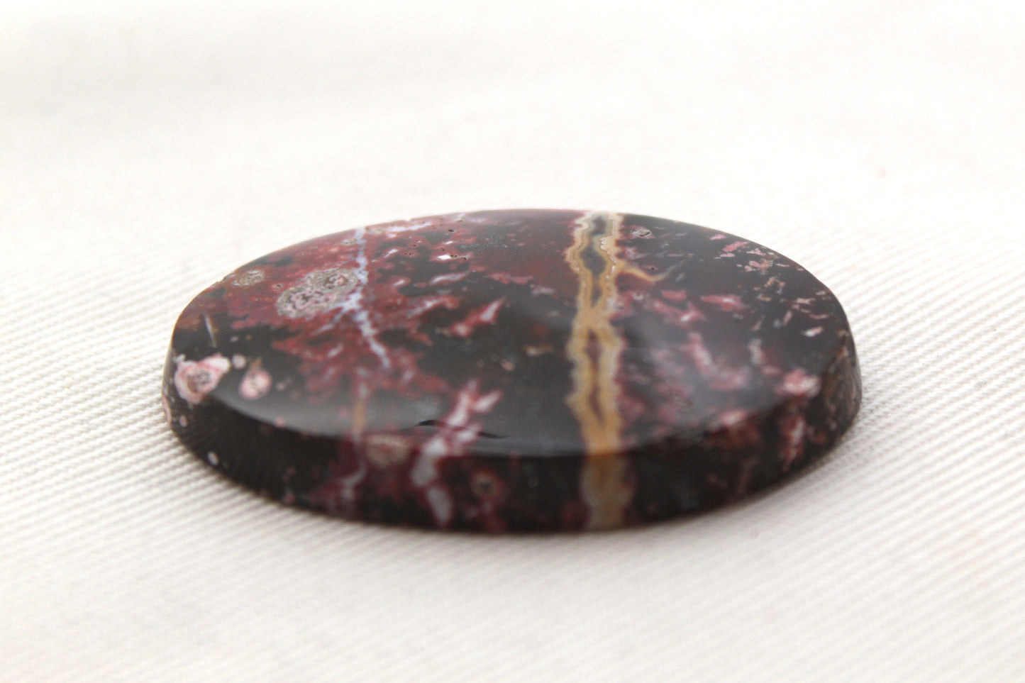 Large River Jasper Cabochon Gemstone red Oval