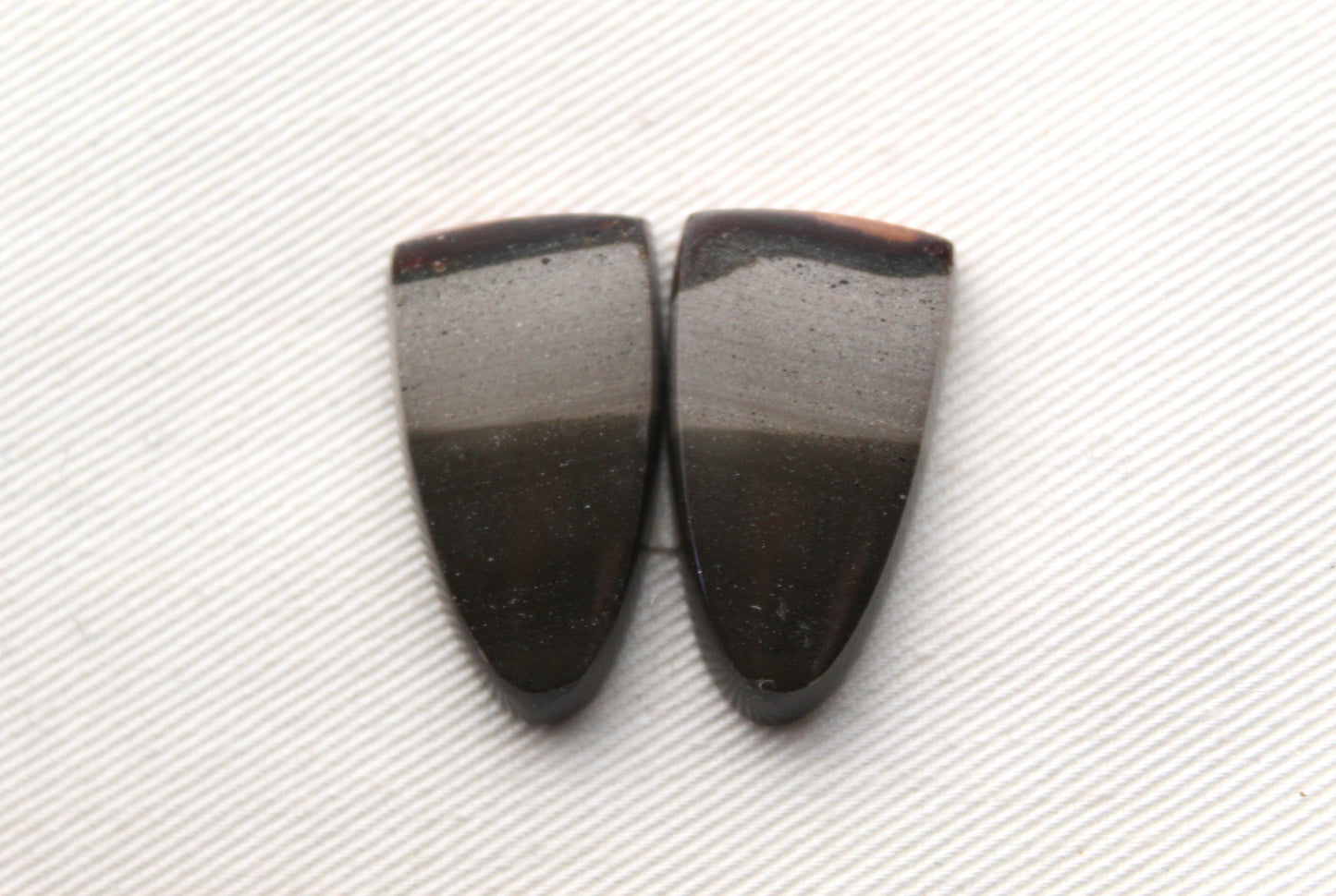 Indonesian Picture Jasper Pair Cabochons gemstones