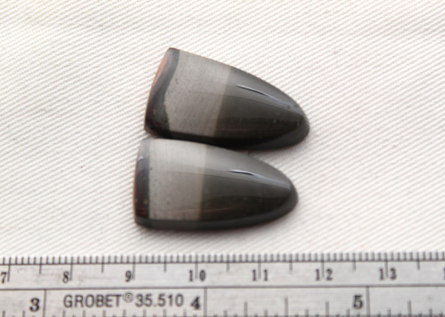 Indonesian Picture Jasper Pair Cabochons gemstones