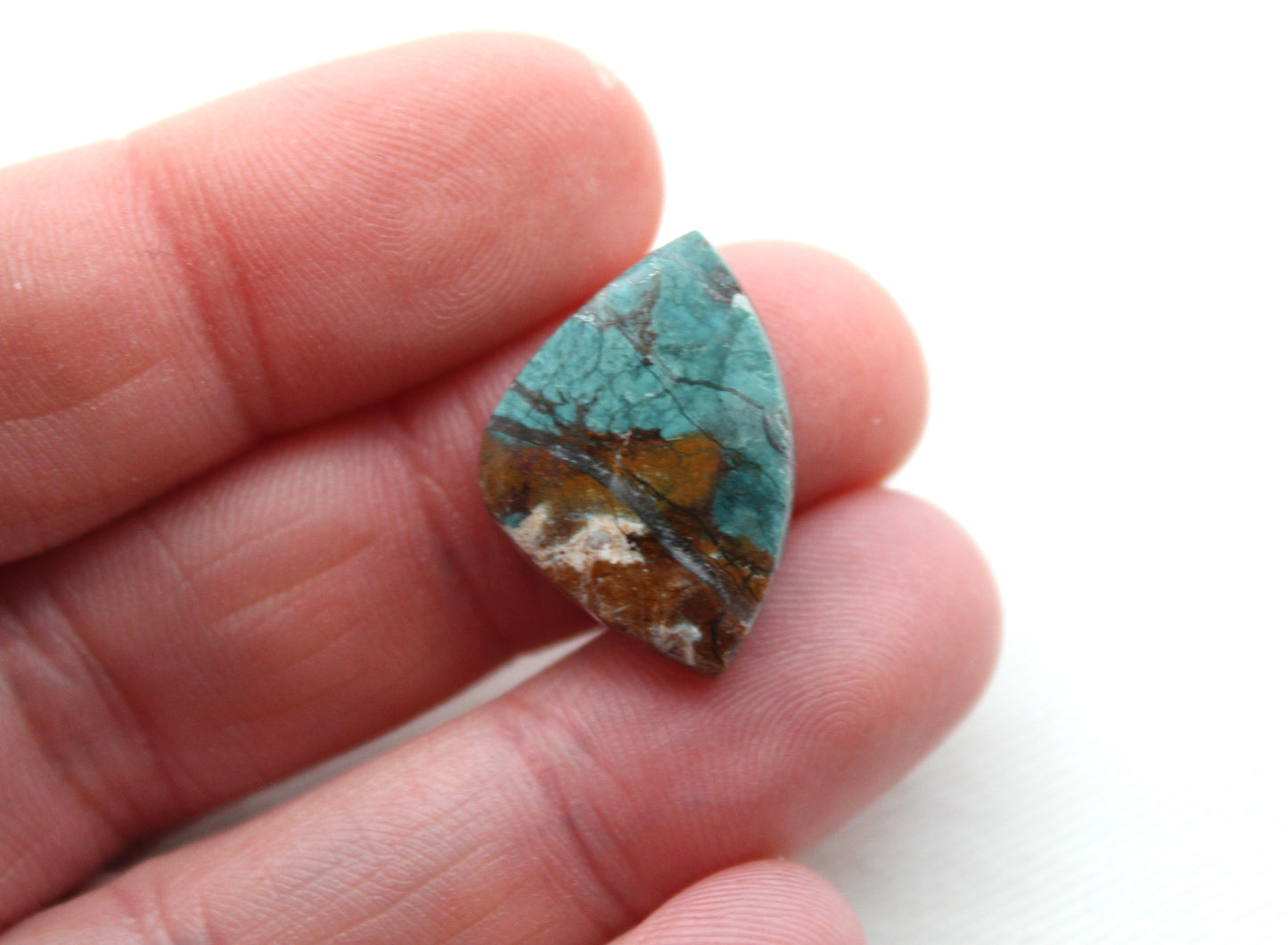 Small Neela Terra Jasper Cabochon Pair Gemstone Green