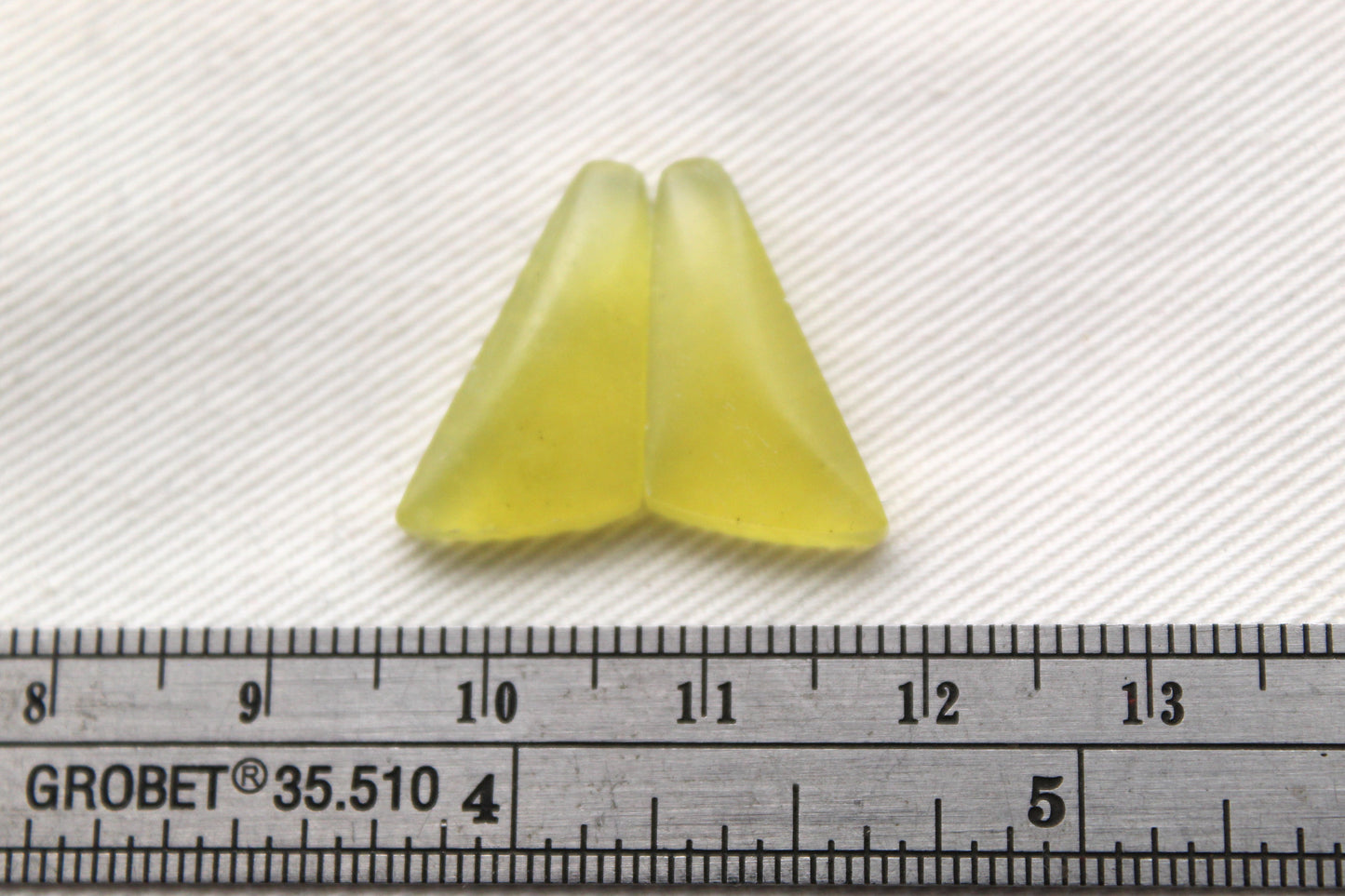 Small Vesuvianite Cabochon Pair Gemstone light green