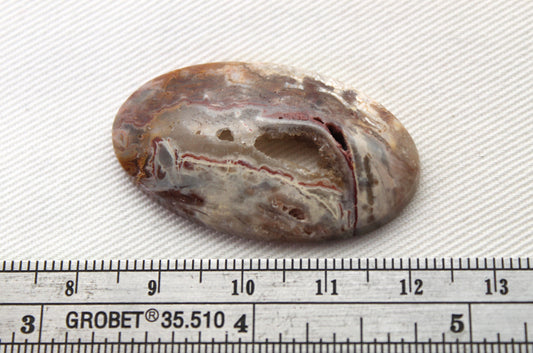 Indonesian Spider Agate Cabochon Gemstone Oval