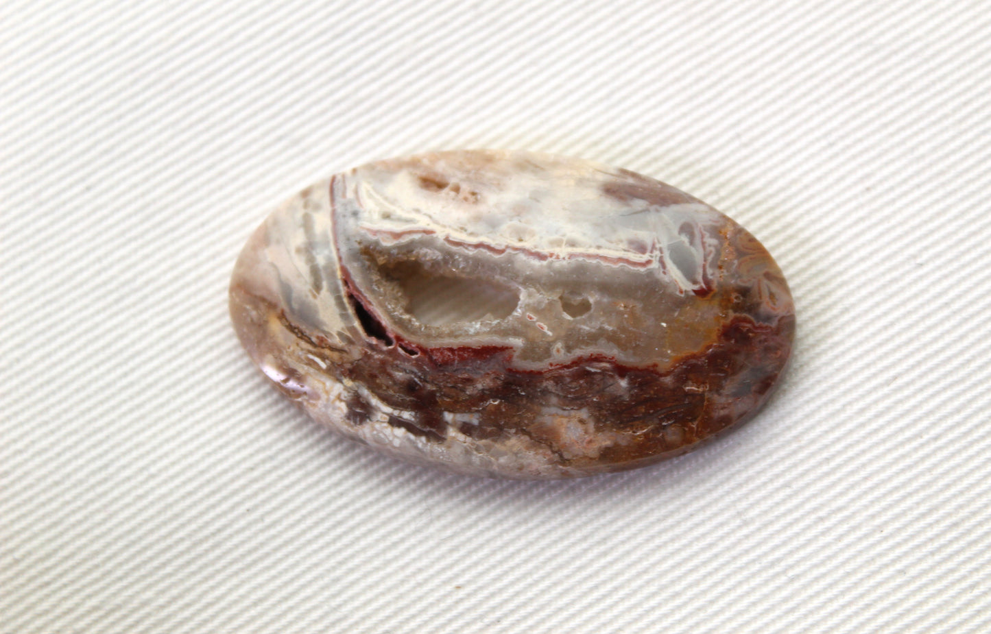 Indonesian Spider Agate Cabochon Gemstone Oval