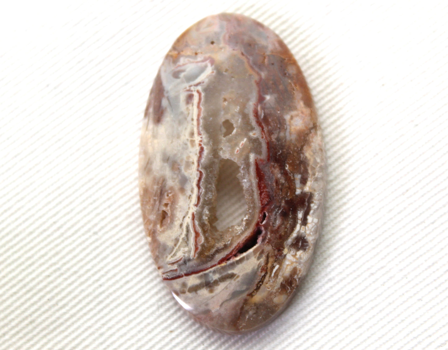 Indonesian Spider Agate Cabochon Gemstone Oval