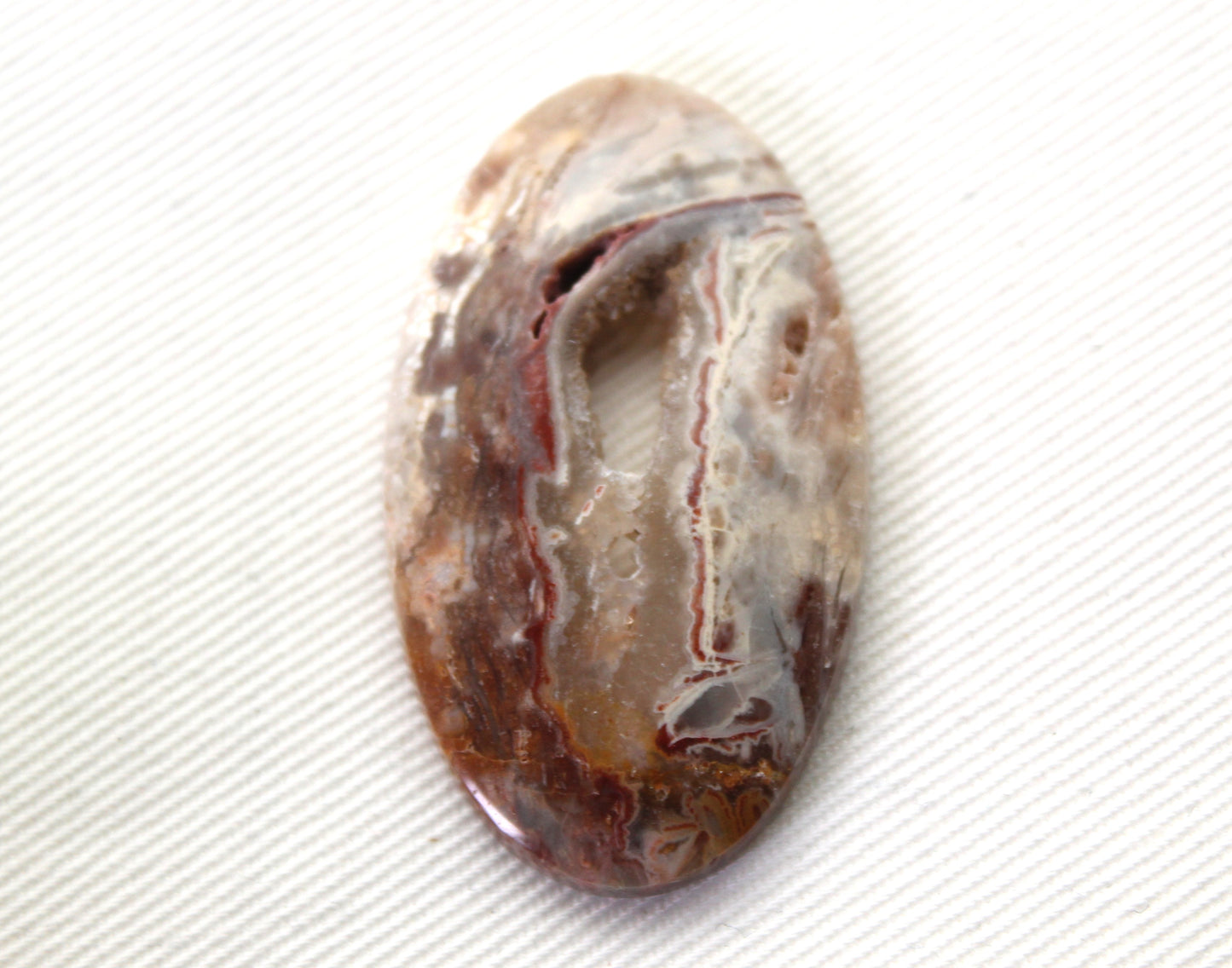 Indonesian Spider Agate Cabochon Gemstone Oval