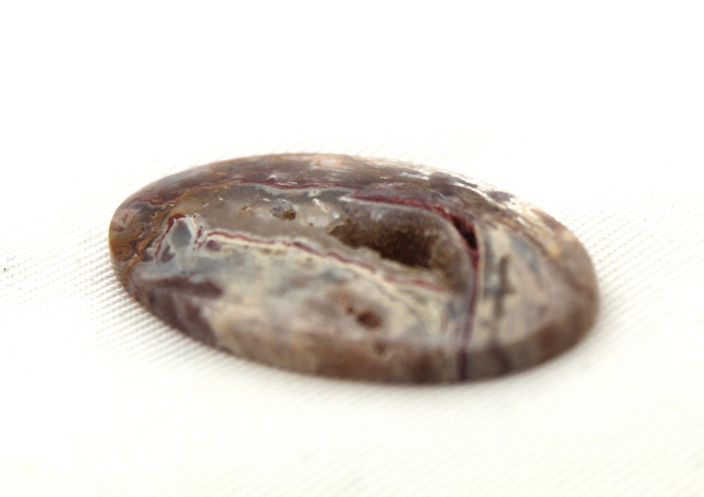 Indonesian Spider Agate Cabochon Gemstone Oval