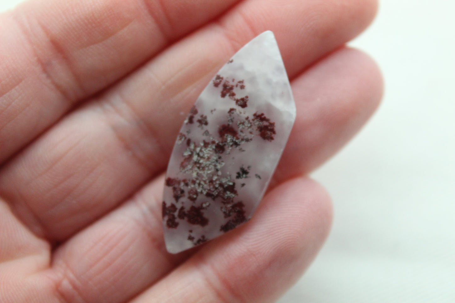 Red Moss Agate Freeform Cabochon Gemstone natural