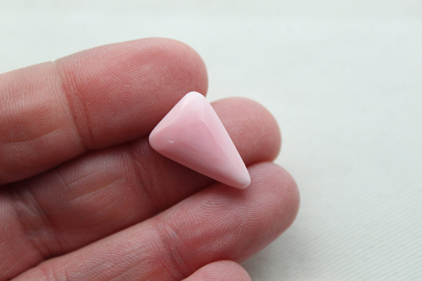 Pair Queen Conch Shell triangle Cabochon 18X12MM