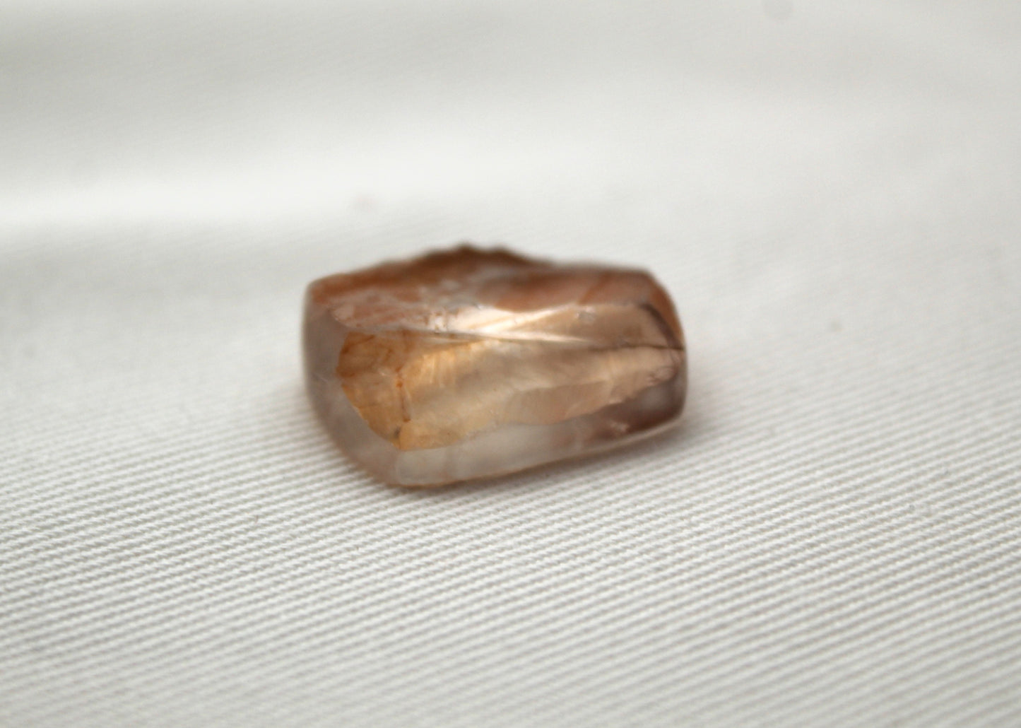 Surface Citrine Cabochon Gemstone yellow clear rectangle