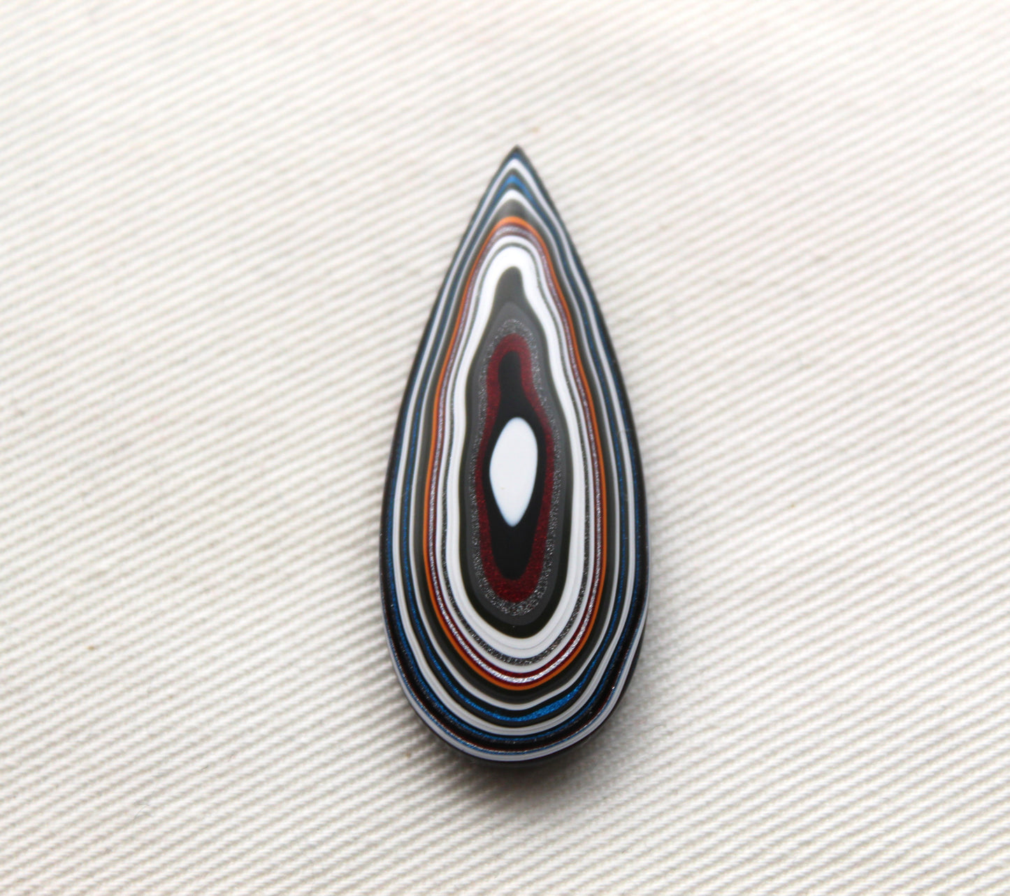 Fordite Cabochon teardrop multicolors