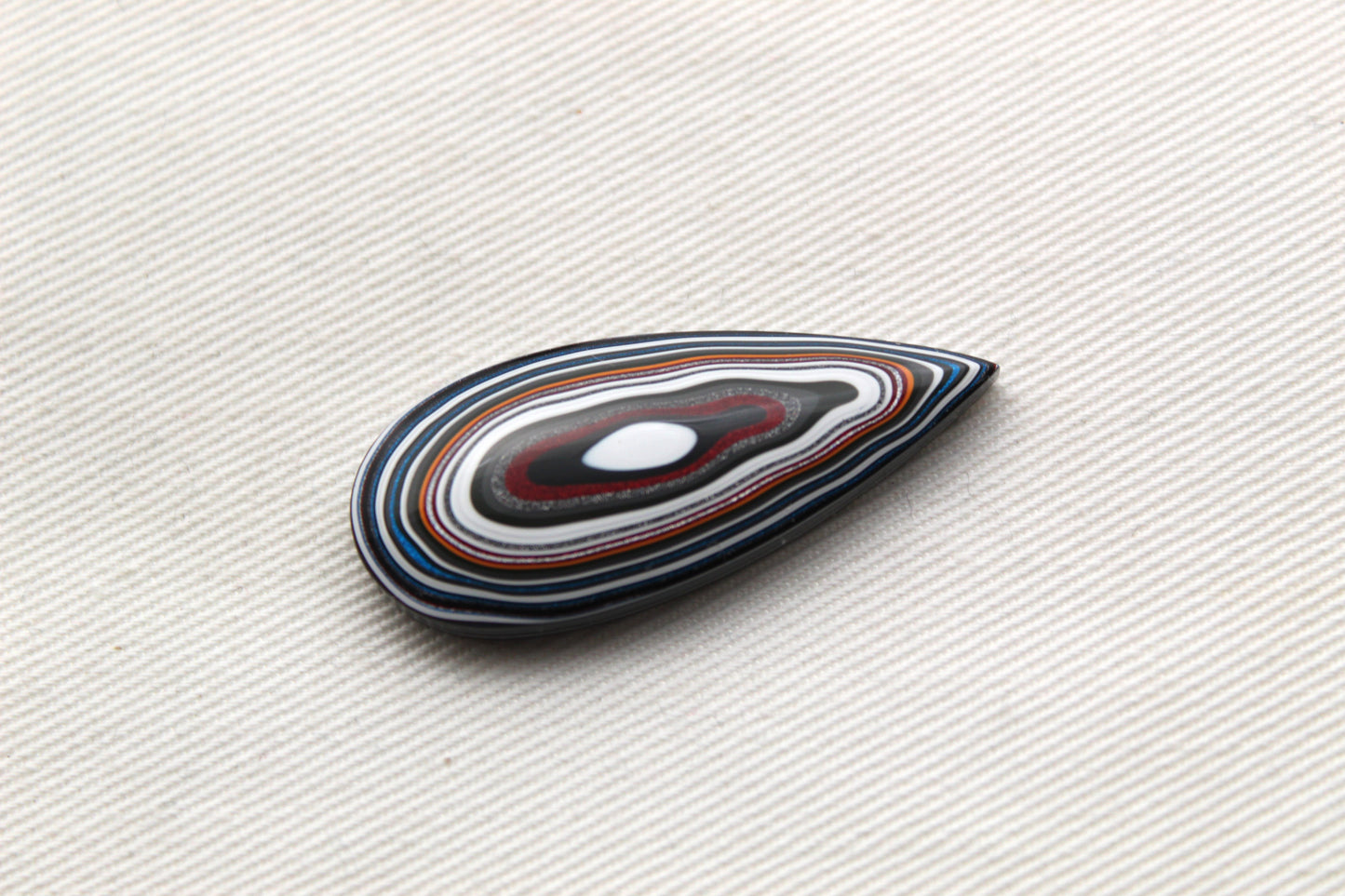 Fordite Cabochon teardrop multicolors