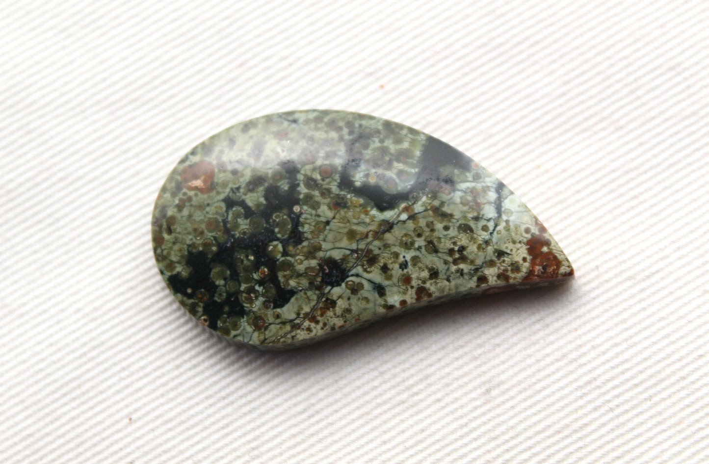 Morning Dew Jasper Cabochon Gemstone Green