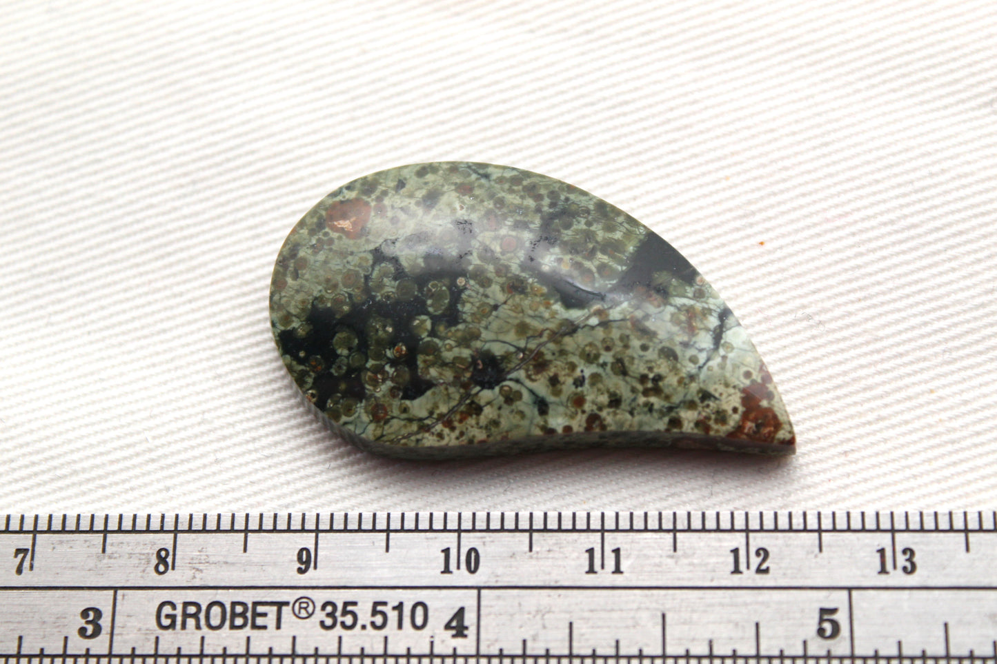 Morning Dew Jasper Cabochon Gemstone Green