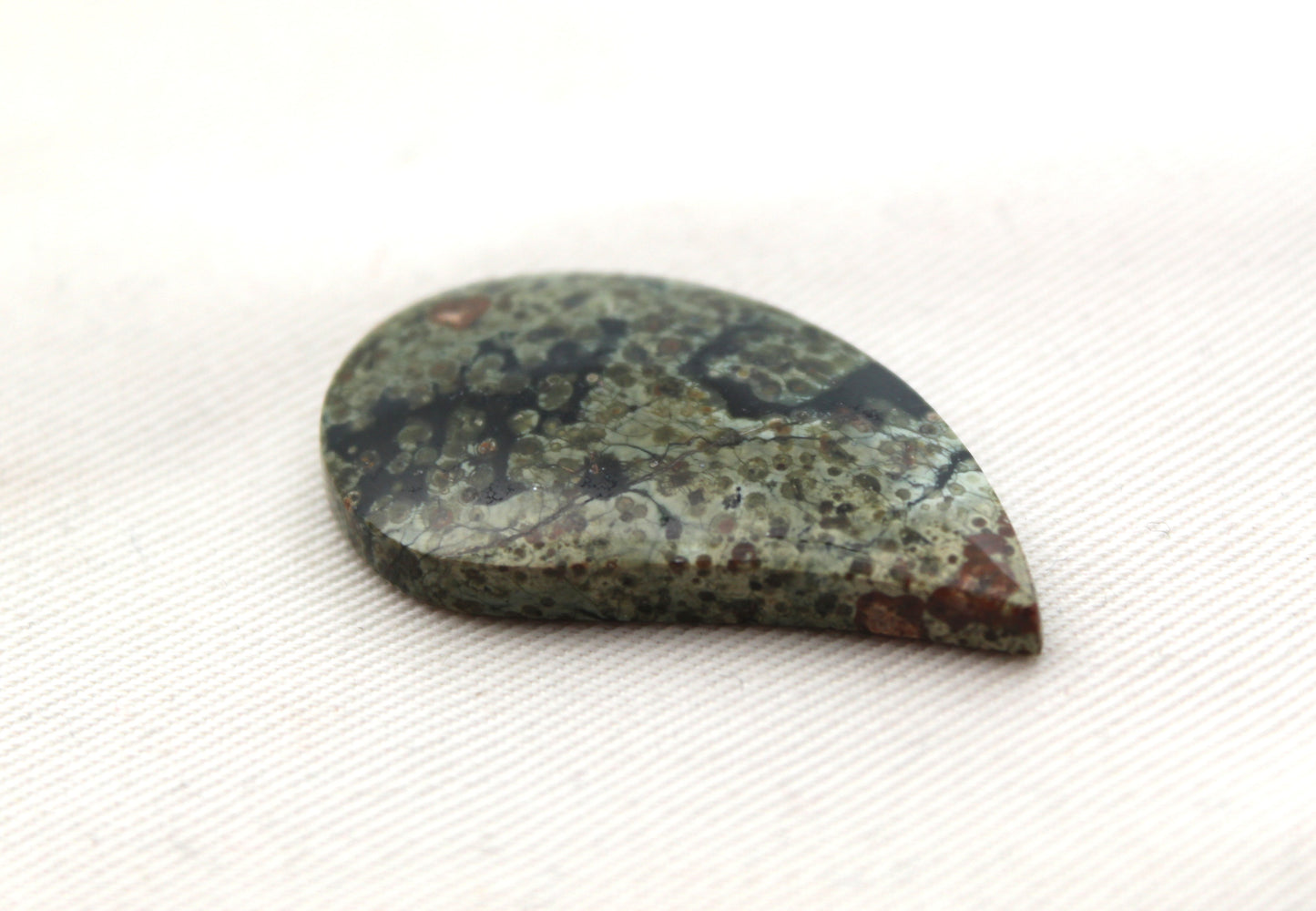 Morning Dew Jasper Cabochon Gemstone Green