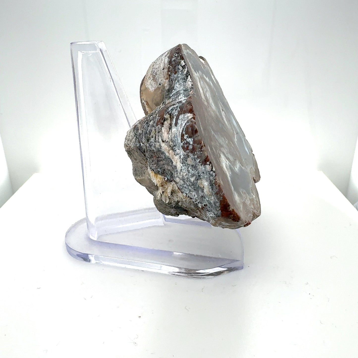 Thunder egg fluorescent Nodule polished Half nodule