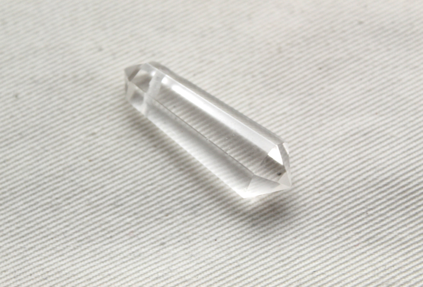 Crystal Quartz double point Tower gemstone pendant size DRILLED