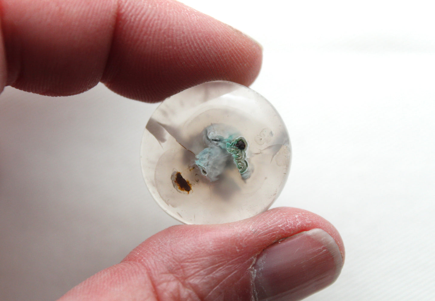 Chrysocolla Copper cabochon gemstone natural round 23MM