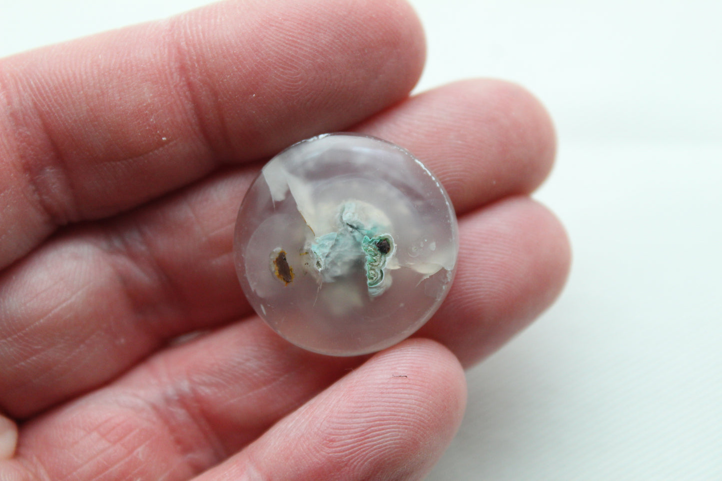 Chrysocolla Copper cabochon gemstone natural round 23MM