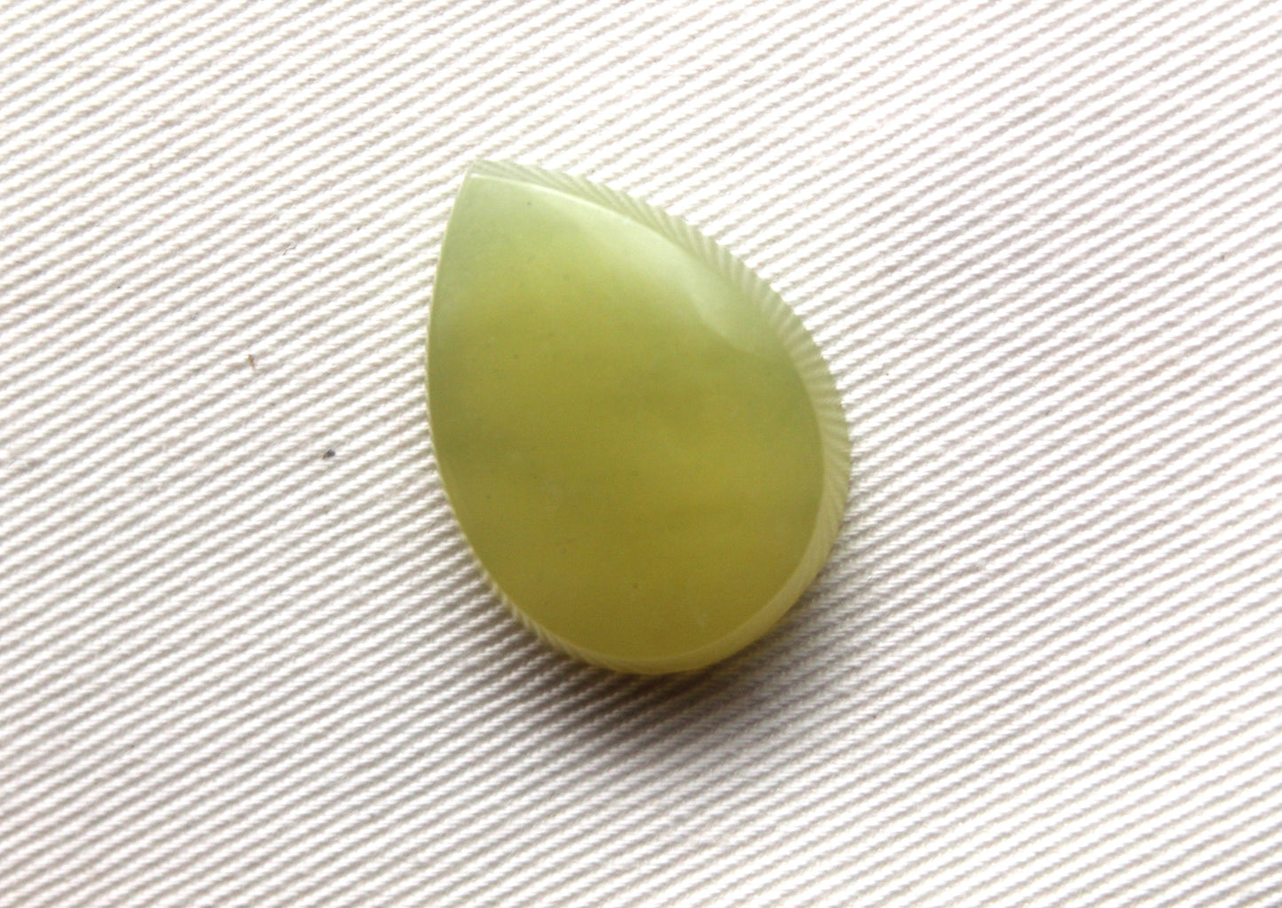 One Vesuvianite Cabochon Gemstone light green