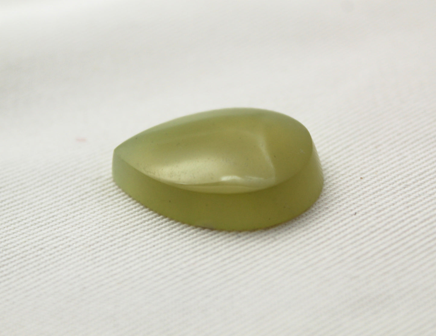 One Vesuvianite Cabochon Gemstone light green