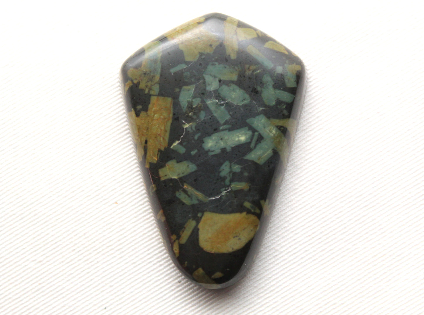 Extra Large Green Chinese writing stone Gemstone