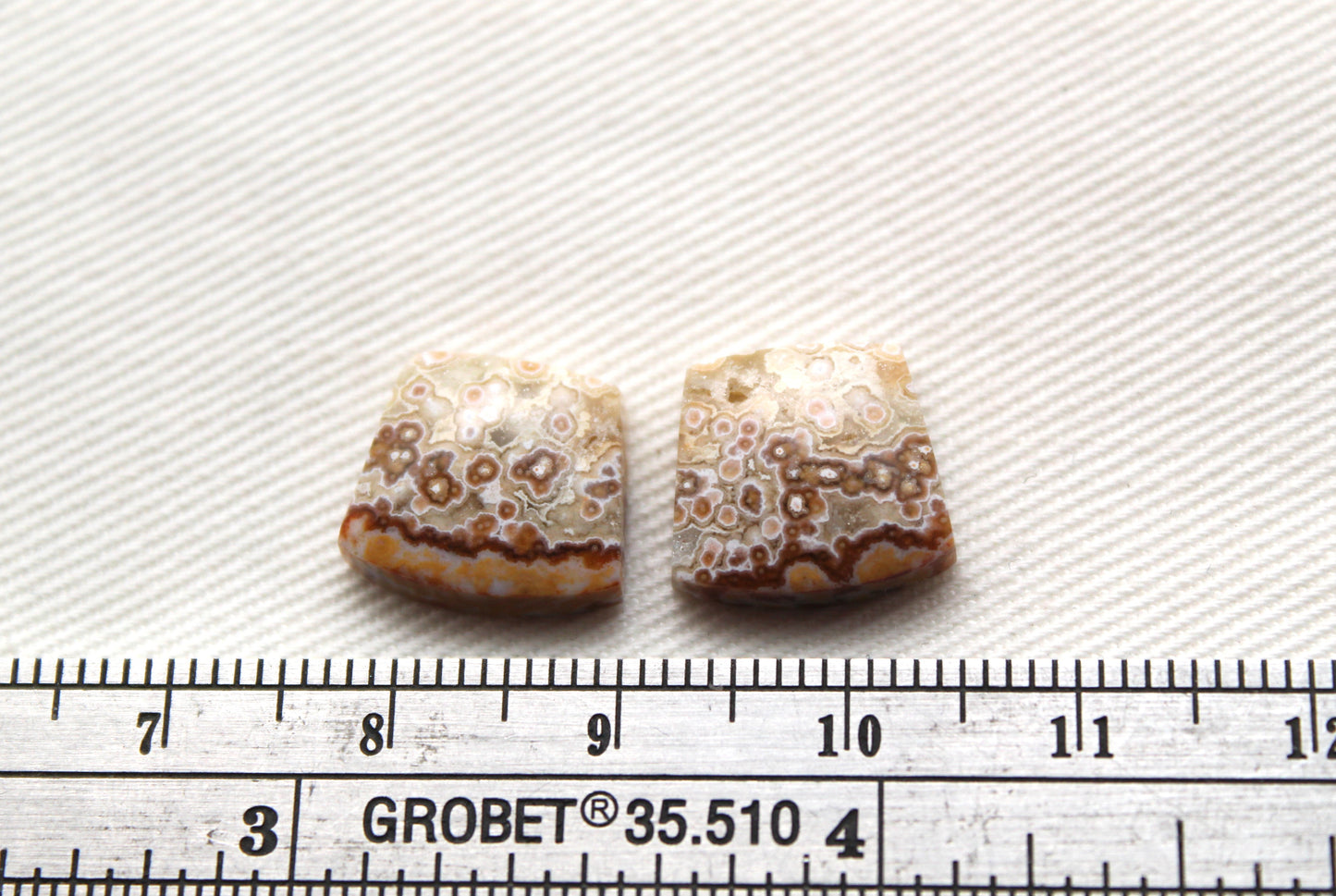 SMALL River Jasper Cabochon Pair Gemstone