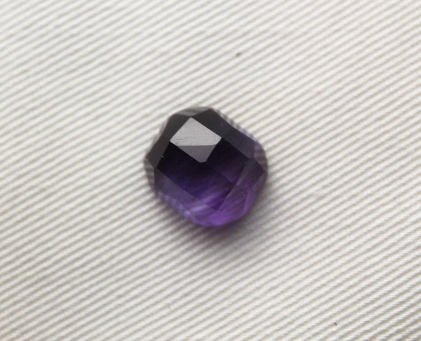 Amethyst faceted Cabochon Gemstone purple