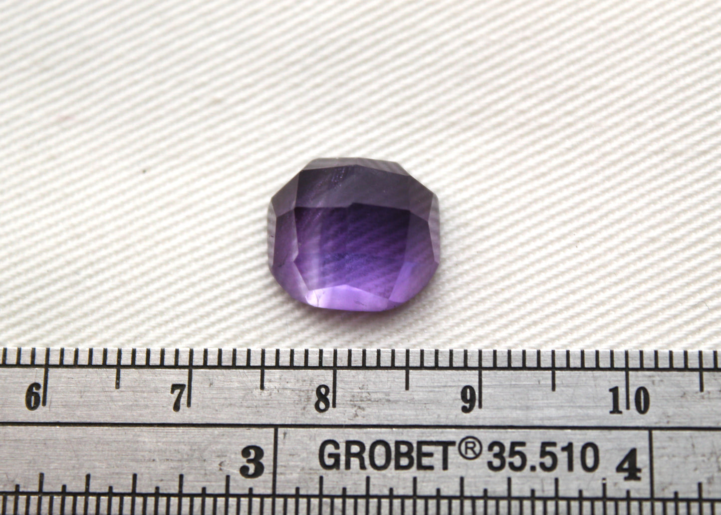 Amethyst faceted Cabochon Gemstone purple