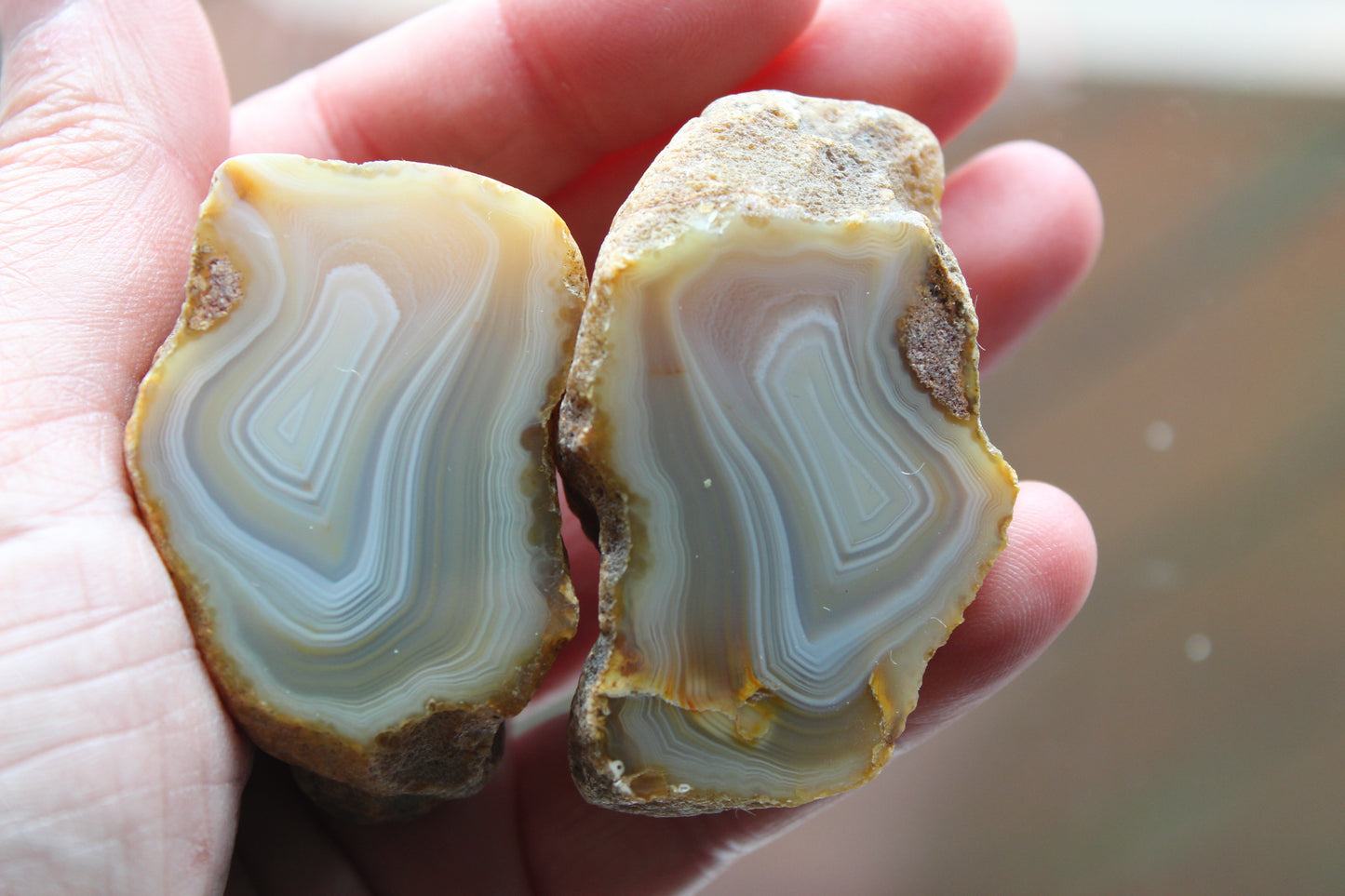 Indonesian Agate nodule polished