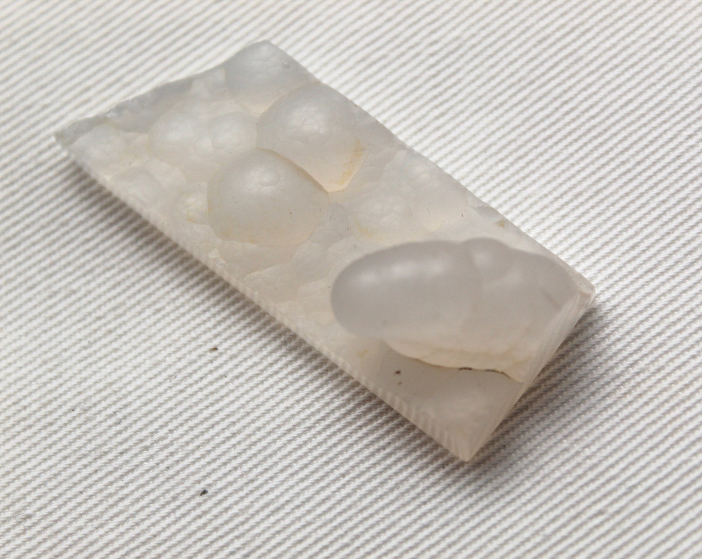 Botryoidal Agate Cabochon Indonesian Gemstone white