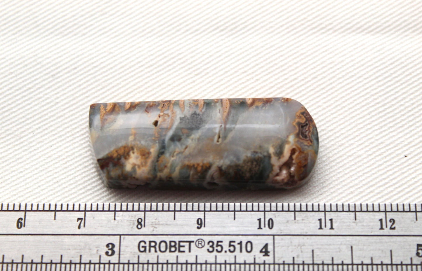 Druzy Oregon Agate Cabochon natural green gemstone