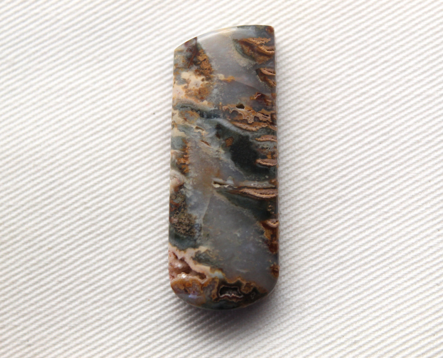 Druzy Oregon Agate Cabochon natural green gemstone