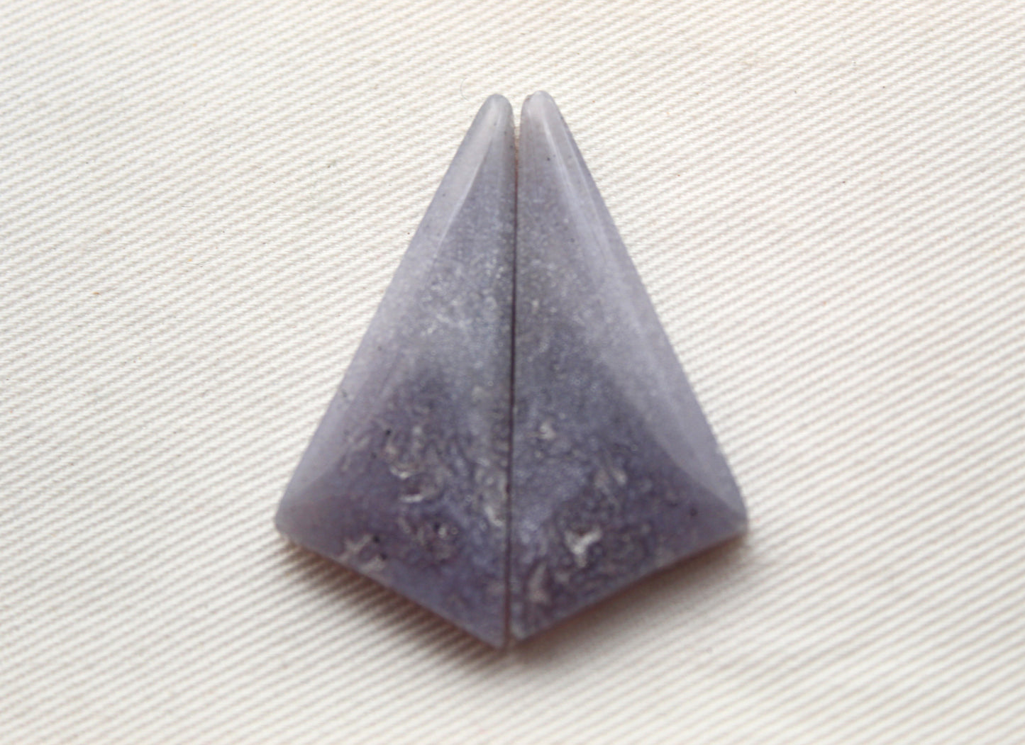 Paire Cabochons Agate Raisin Violet pierres gemmes naturelles