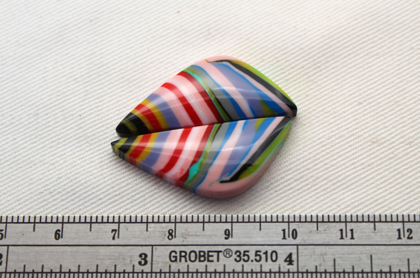 Surfite Cabochon Pair multicolors
