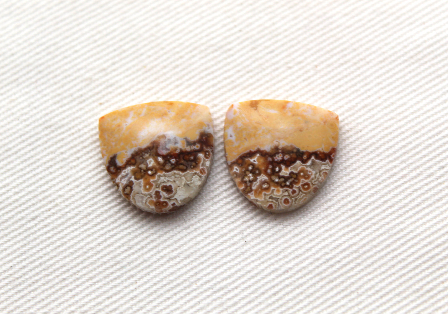 SMALL River Jasper Cabochon Pair Gemstone