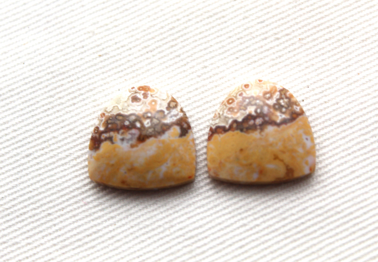 SMALL River Jasper Cabochon Pair Gemstone