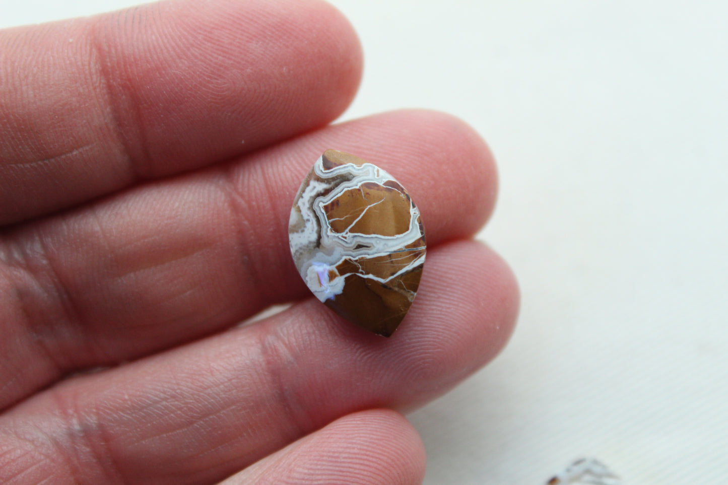 Small Brecciated Jasper cabochons Gemstone pair