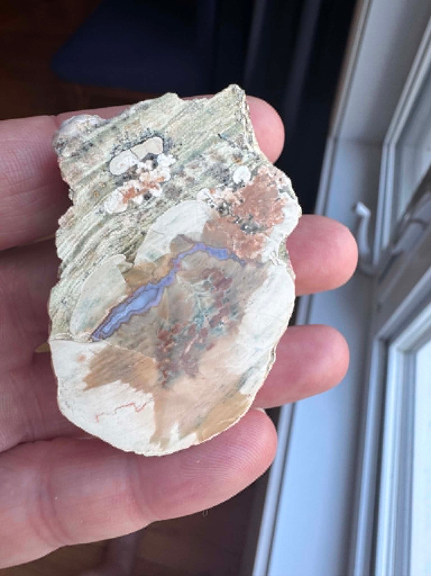 Natural Agate Mont Lyall Canada Half nodule