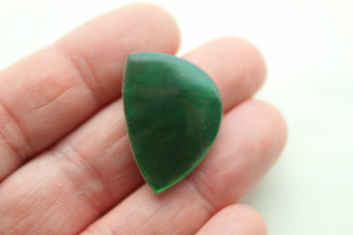 Indonesian Agate Plume DOUBLET Cabochon Gemstone freeform yellow
