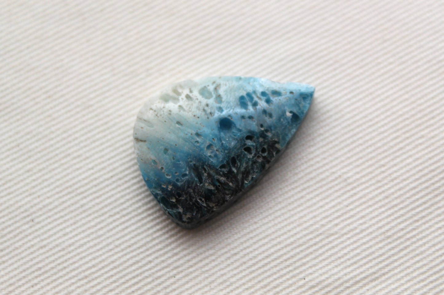 One Blue Ice Agate freeform Cabochon Gemstone