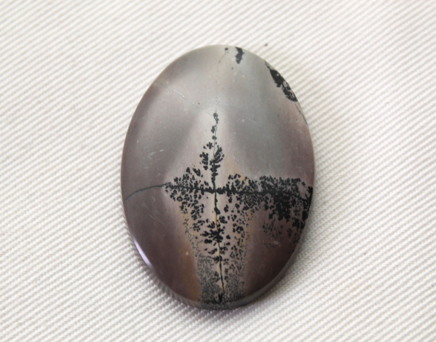 Dendritic Jasper Cabochon Gemstone Oval