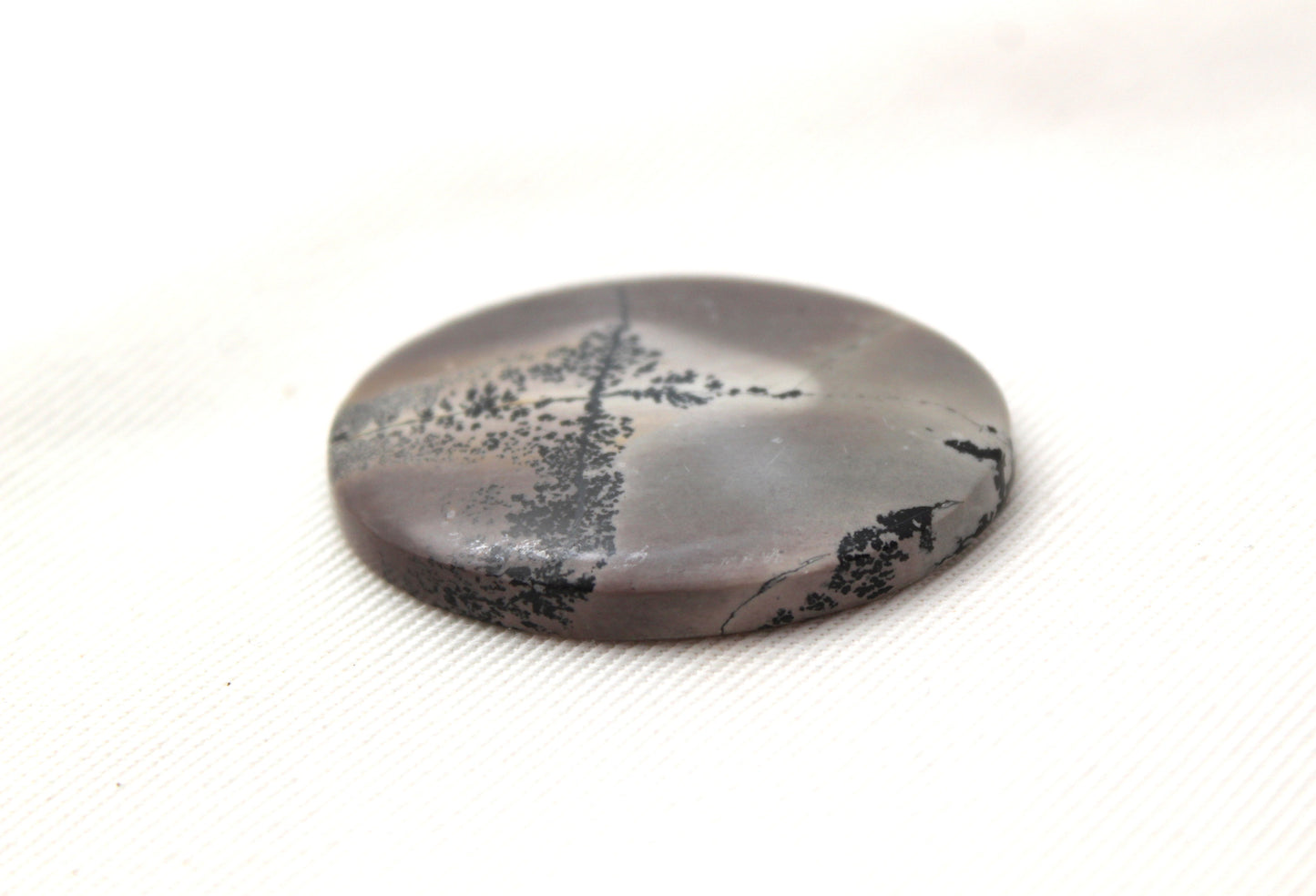 Dendritic Jasper Cabochon Gemstone Oval