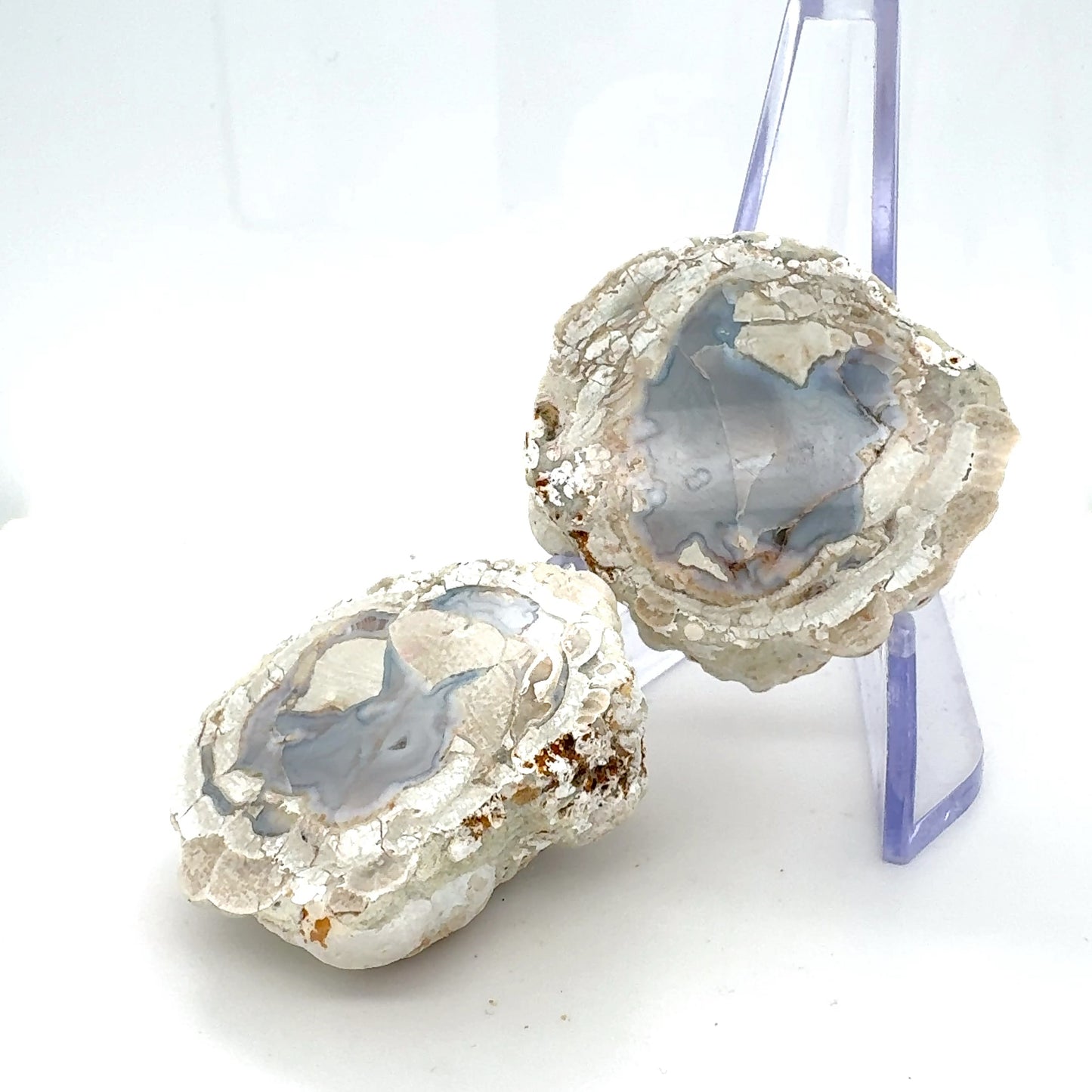 Natural Quartz Agate geode Mont Lyall Canada polished