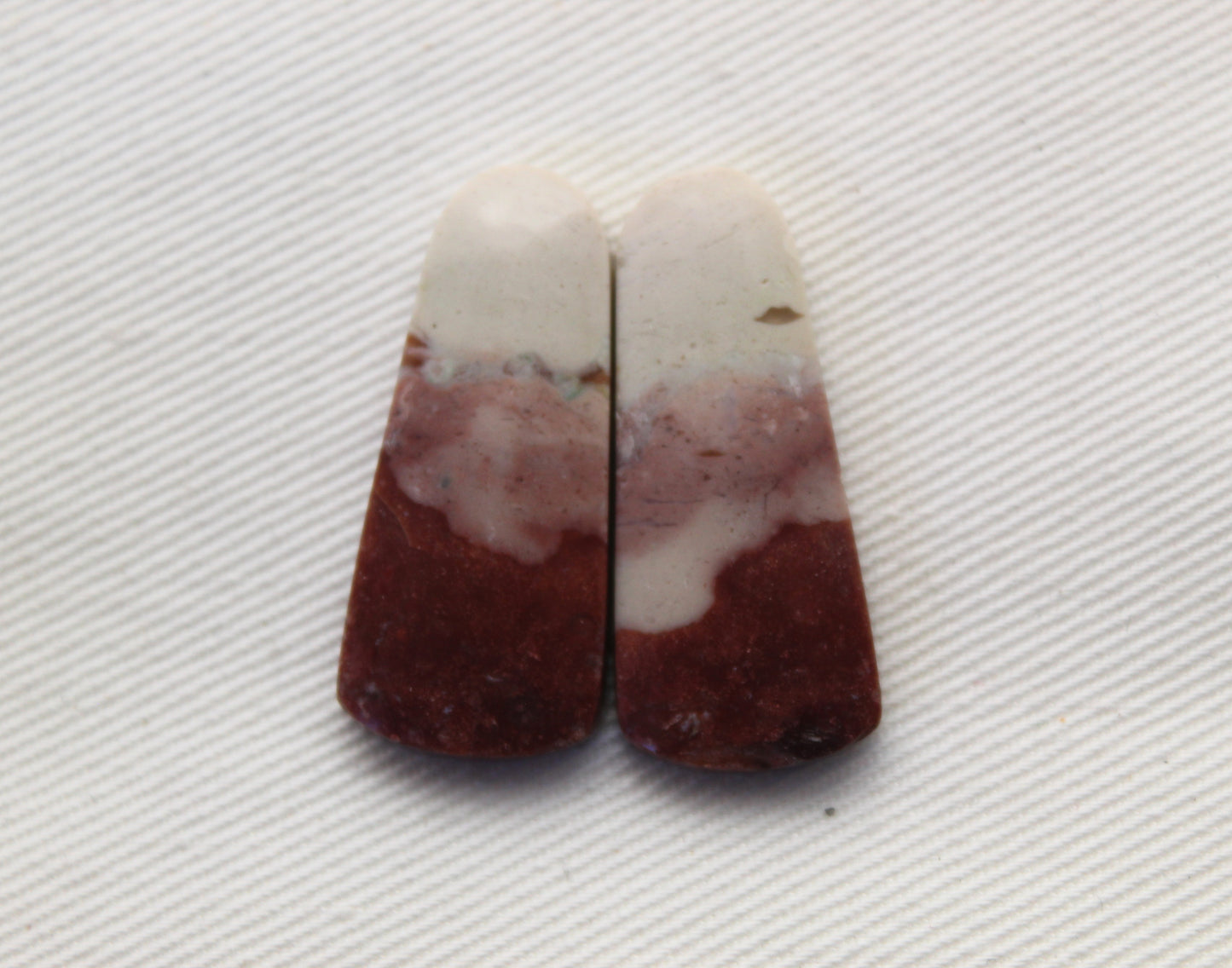 Indonesian Pink Jasper Pair Cabochons Gemstone natural&nbsp;