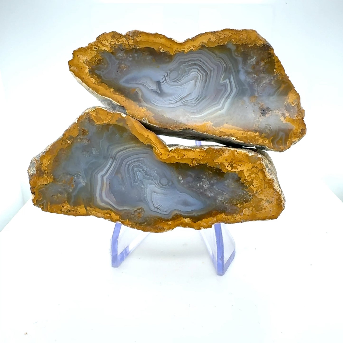 Indonesian Banded Agate nodule polished