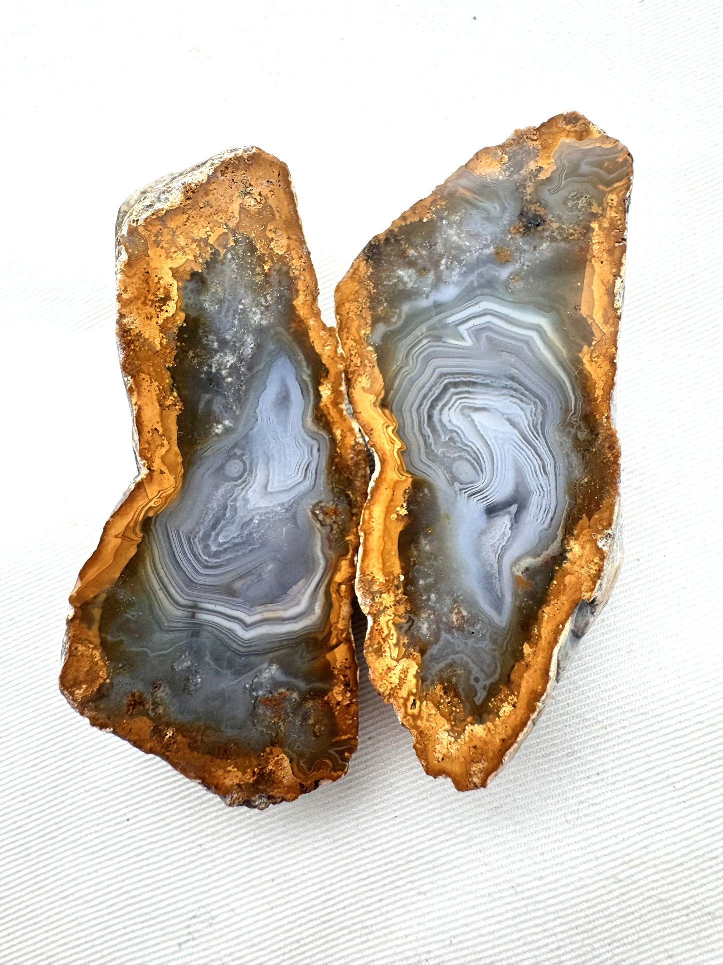 Indonesian Banded Agate nodule polished